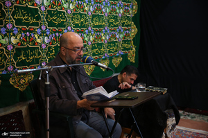 مراسم عزاداری شب تاسوعای حسینی در دارالزهرا (س)