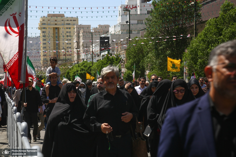 راهپیمایی با شکوه روز قدس در مشهد