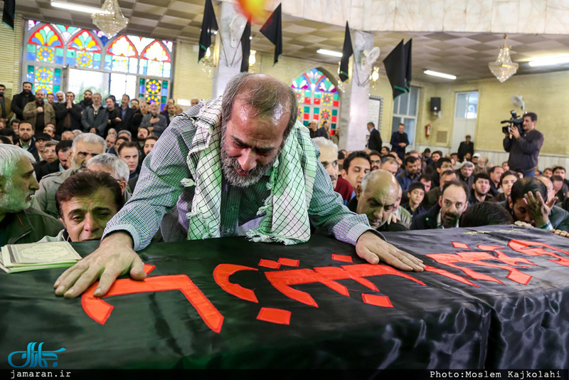 مراسم وداع و تشییع پیکر شهید مدافع حرم حمیدرضا ضیائی