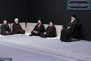 آخرین شب مراسم عزاداری حضرت فاطمه‌زهرا (س) در حسینیه امام خمینی