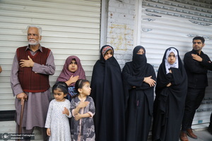 دسته عزاداری شهادت حضرت علی (ع) با حضور آیت‌الله العظمی وحید خراسانی