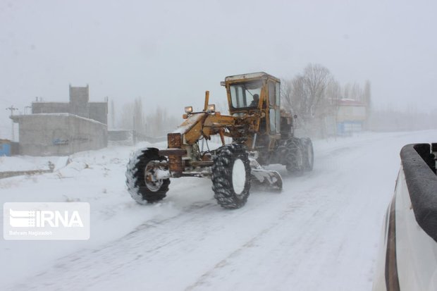 بحران برف در استان اردبیل