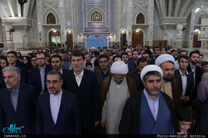 تجدید میثاق رئیس کل و کارکنان دادگستری استان تهران با آرمان های حضرت امام خمینی(س)