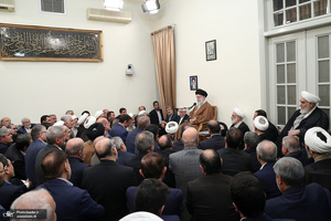 دیدار جمعی از مسئولان ارشد سه قوه با رهبر انقلاب