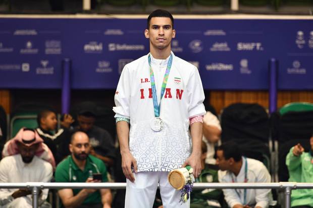 کاراته کای نقره ای ایران در ریاض: هدفمان طلا بود اما ...