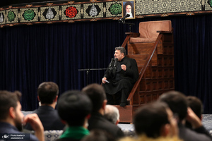 آخرین شب مراسم عزاداری حضرت فاطمه‌زهرا (س) در حسینیه امام خمینی