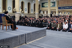 دیدار رمضانی دانشجویان با رهبر معظم انقلاب