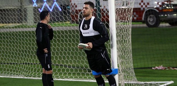 تمرینات ویژه پورعلی گنجی و ژاوی + عکس