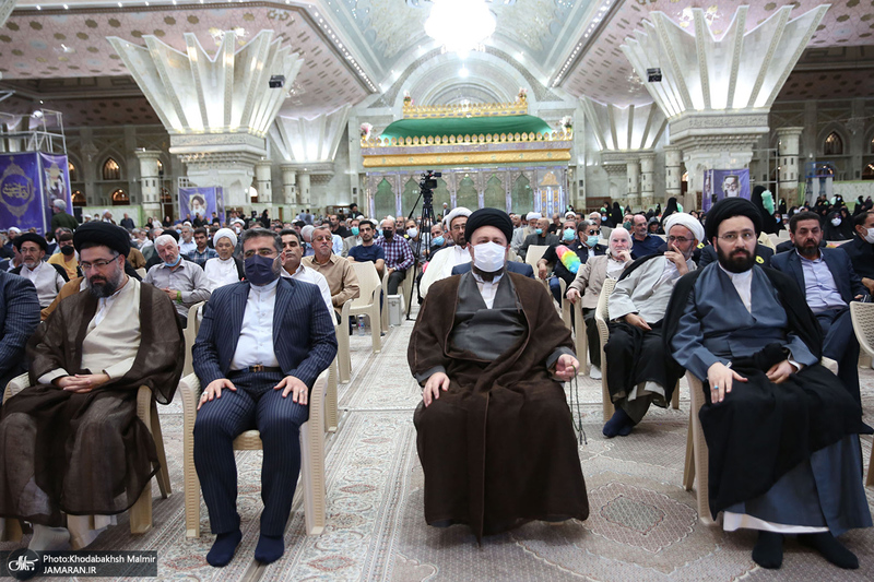 مراسم چهلمین روز ارتحال سید محمود دعایی در حرم مطهر امام خمینی