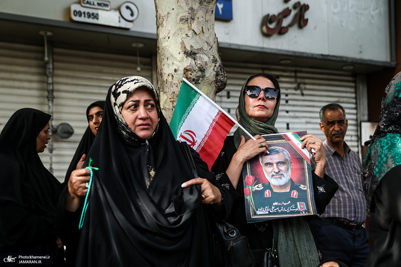 مراسم تشییع شهدای جنگ تحمیلی رژیم صهیونیستی در تهران-7