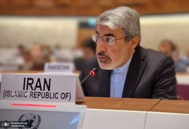 نماینده ایران در ژنو: ایران برای هرگونه سناریوی احتمالی، از جمله حمله‌ای متجاوزانه از سوی آمریکا آماده است/ برخی از کشورها پیشنهاد تبادل پیام میان تهران و واشنگتن را ارائه کرده‌اند