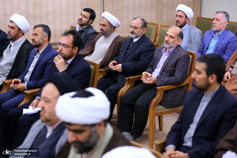 دیدار مسئولان دفتر تبلیغات اسلامی حوزه علمیه قم با رهبر معظم انقلاب اسلامی