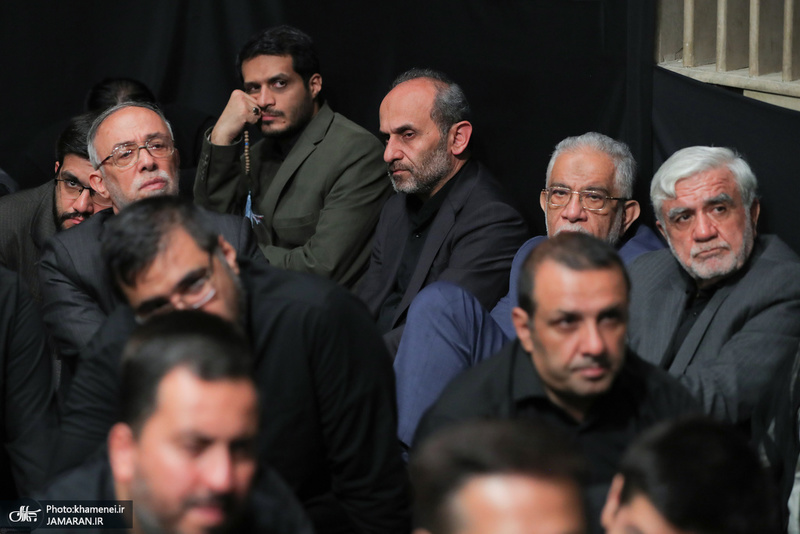 آخرین شب مراسم عزاداری حضرت اباعبدالله الحسین (ع) در حسینیه امام خمینی