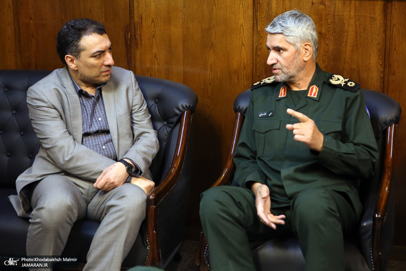 بازدید سردار علی فضلی از نگارستان جماران