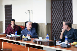 جلسه شورای فرهنگی با حضور رئیس موسسه تنظیم ونشر آثار امام خمینی (س)