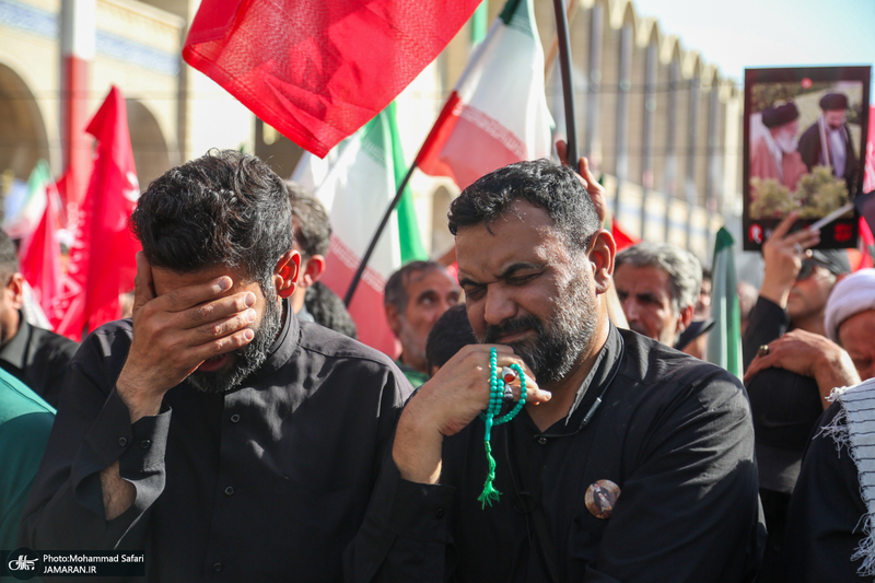 اقامه نماز بر پیکر مطهر رهبر شهید انقلاب