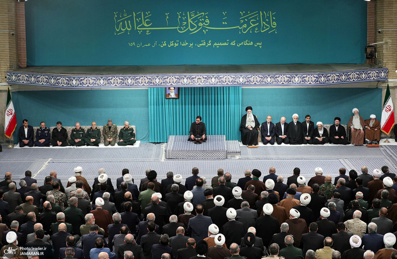 دیدار مسئولان نظام با رهبر معظم انقلاب