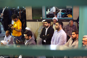 گردهمایی روحانیون حامی مسعودپزشکیان در حسینیه جماران