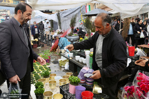 ساعات پايانی سال ۱۴۰۴ در میدان تجریش