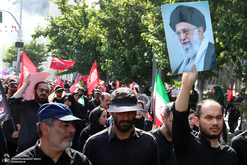 مراسم تشییع پیکر مطهر رهبر شهید انقلاب در تهران -6