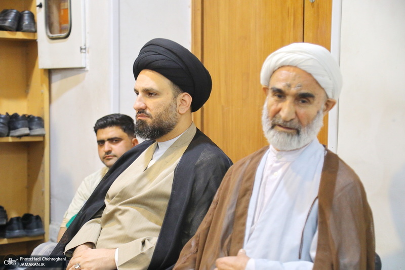 مراسم جشن عید غدیر و عمامه‌گذاری طلاب در بیت مراجع  تقلید و علما