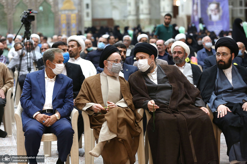 مراسم چهلمین روز ارتحال سید محمود دعایی در حرم مطهر امام خمینی