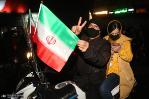 شادی مردم پس از صعود تیم ملی به جام جهانی قطر