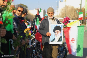 مراسم آغاز دهه فجر در بیت حضرت امام خمینی (س) در قم