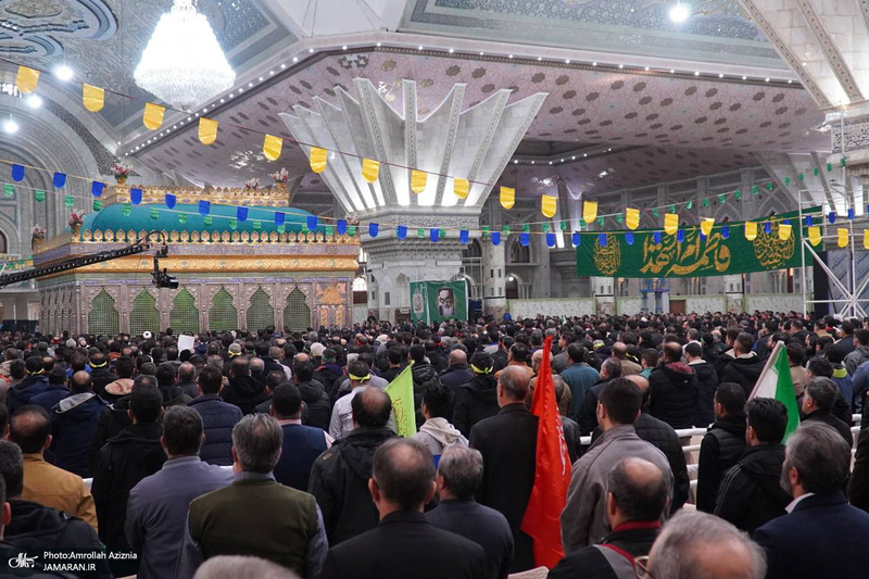 اجتماع «کارگران در مسیر حاج قاسم» در حرم امام خمینی