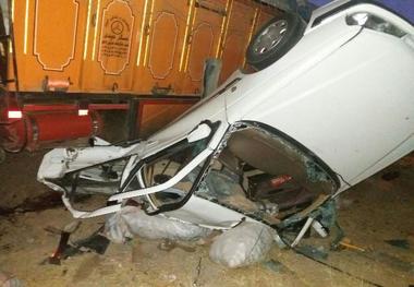 تصادف در جاده خدابنده - همدان یک کشته و 8 مصدوم برجا گذاشت