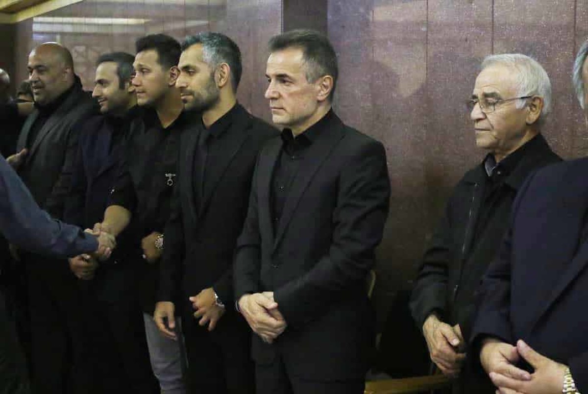 حضور کالدرون و بازیکنان پرسپولیس در مراسم یادبود جعفر کاشانی