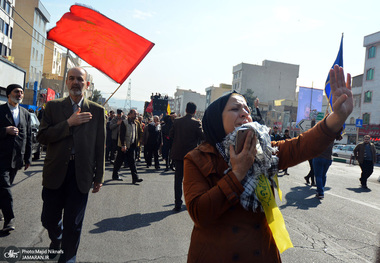 مراسم تشییع و تدفین 2 شهید گمنام در دانشگاه آزاد تهران جنوب