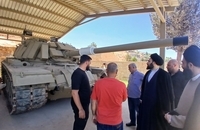 بازدید میدانی سید علی خمینی از بخشهایی از امکانات نظامی حزب الله (3)