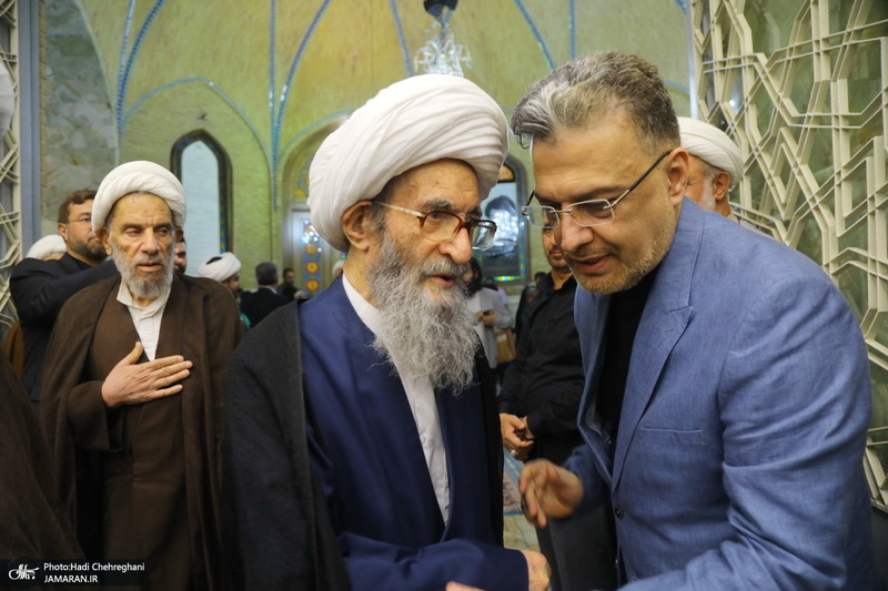 مراسم دومین سالگرد ارتحال آیت الله العظمی محفوظی (ره) در قم