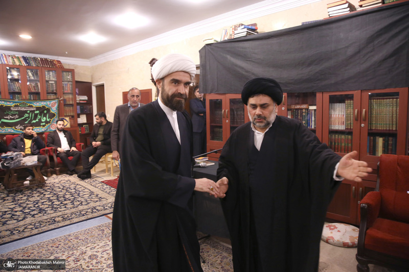 حضور شخصيت هاي سياسي در منزل مرحوم آیت الله بجنوردی 2