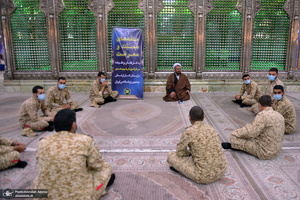 حلقه های محبت و معرفت با پرسنل وظیفه مرکز آموزش شهید اسدی دژبان کل ارتش