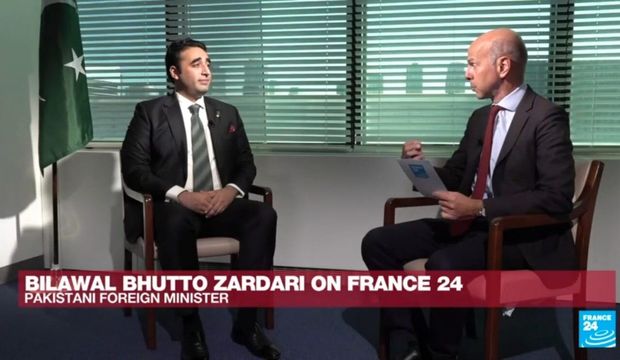 پرسش رسانه فرانسوی از وزیر خارجه پاکستان در مورد ناآرامی ها در ایران!