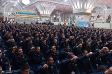 تجدید میثاق دانشجویان و فرماندهان دانشگاه افسری و تربیت پلیس امام حسن مجتبی‎‎ (ع) با آرمان حضرت امام خمینی (س) 