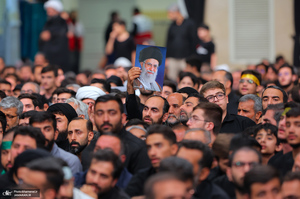 آخرین شب مراسم عزاداری محرم در حسینیه امام خمینی