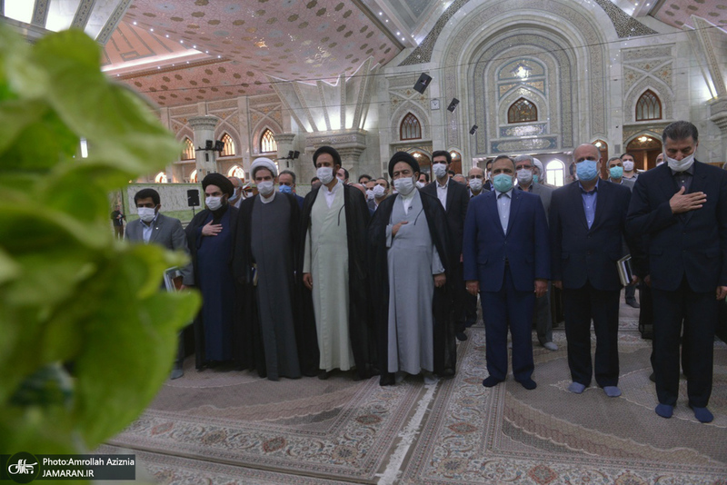 تجدید میثاق مسئولان و کارکنان سازمان حج و زیارت و بعثه مقام معظم رهبری با آرمان‌های حضرت امام(س)