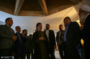 بازدید سید محمد خاتمی از باغ دولت آباد یزد