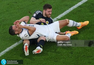 گزارش تصویری بازی اسکاتلند و سوئیس در یورو 2024