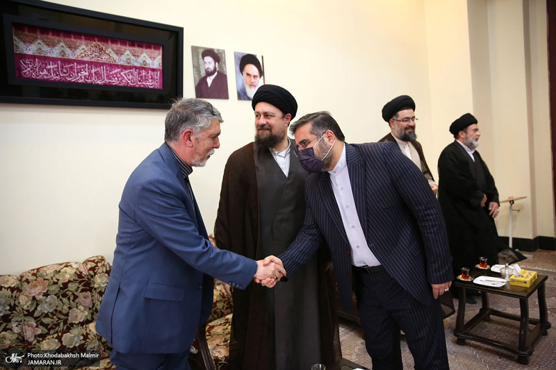 مراسم چهلمین روز ارتحال سید محمود دعایی در حرم مطهر امام خمینی