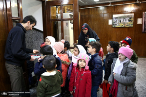 تجدید میثاق دانش آموزان موسسه فرهنگی شهید اسکندری با امام (س) در حسینیه جماران