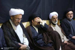 مراسم وداع با پیکر آیت الله حسن صانعی (ره) در جماران