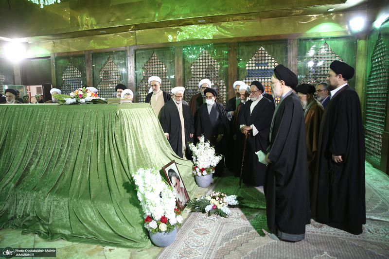 تجدید میثاق اعضای مجمع روحانیون مبارز با آرمان های حضرت امام خمینی (س)