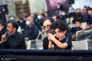 مراسم عزاداری شب عاشورای حسینی (ع) در حرم امام خمینی (س)