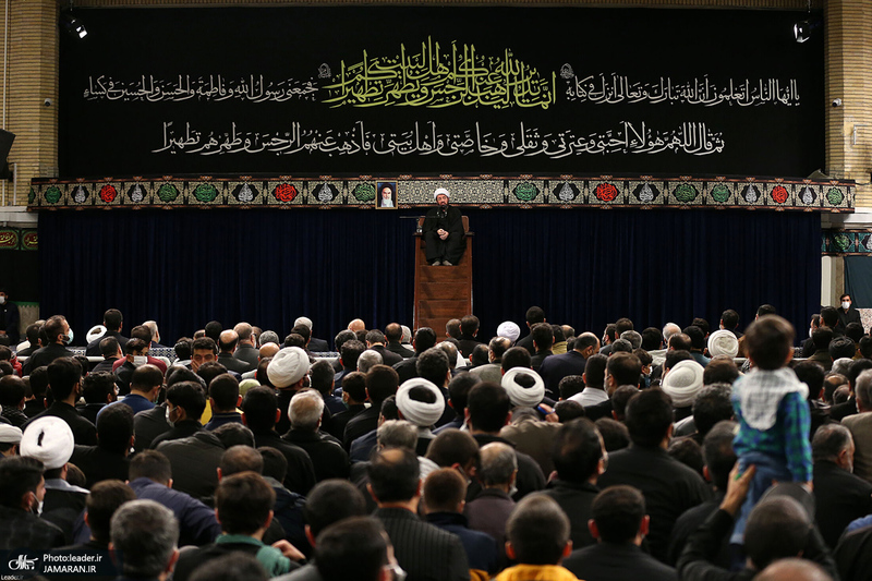 پنجمین شب مراسم عزاداری حضرت فاطمه‌ زهرا (س) در حسینیه امام خمینی