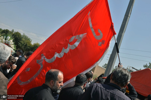 مراسم خاکسپاری سیدعلی صنیع خانی در بهشت زهرا (س) تهران