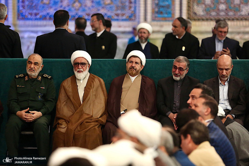 مراسم اولین سالگرد شهادت حجت الاسلام و المسلمین سید ابراهیم رئیسی در حرم مطهر رضوی